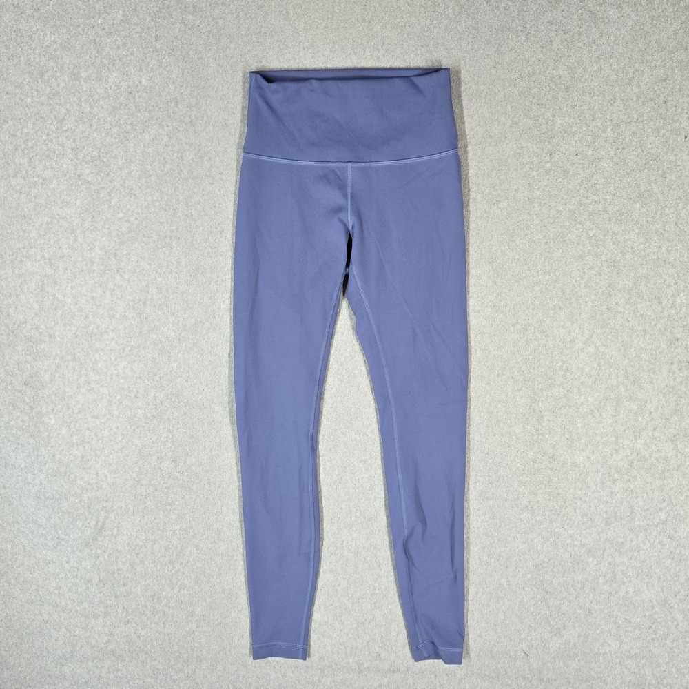 Lululemon Women Activewear Pants 6 Purple Wunder Train High Rise Leggings 27"